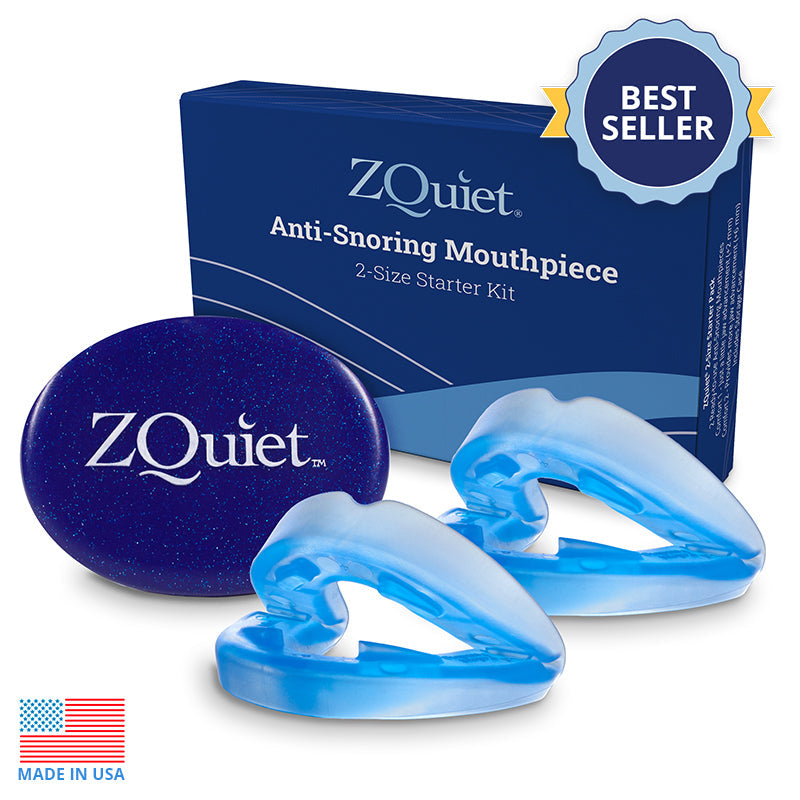 ZQuiet Anti-Snoring Mouthpiece 2-Size Starter Pack